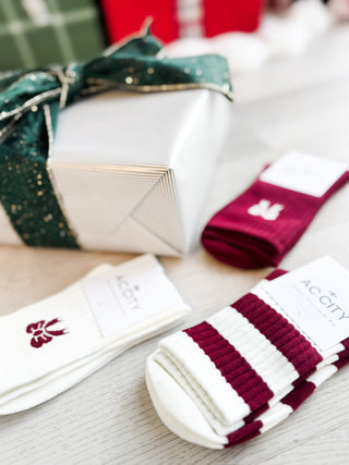 Cotton Crew Socks. *Final Sale*