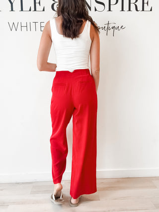 Ginnie Luxe Wide Leg Pants