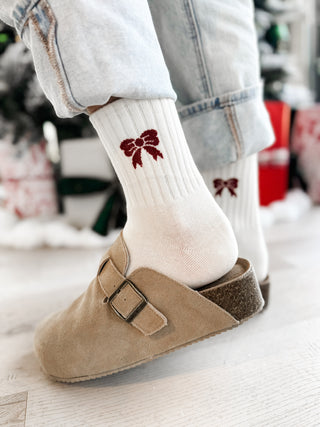 Cotton Crew Socks. *Final Sale*