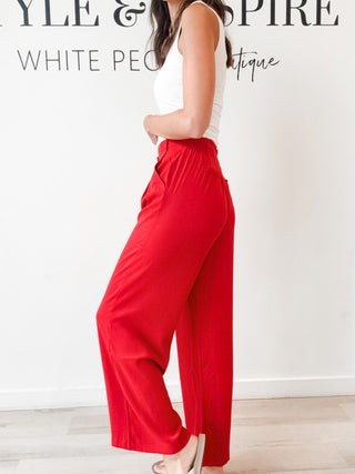 Ginnie Luxe Wide Leg Pants