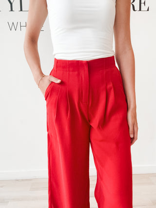 Ginnie Luxe Wide Leg Pants