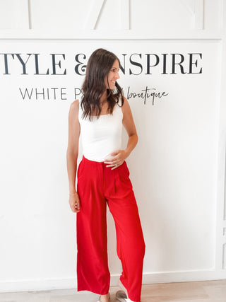 Ginnie Luxe Wide Leg Pants