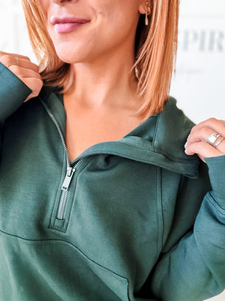 Jill Modal 1/4 Zip Hoodie