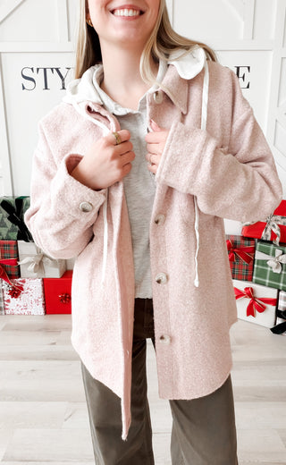 Winona Shacket with Detachable Hood