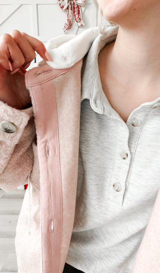 Winona Shacket with Detachable Hood