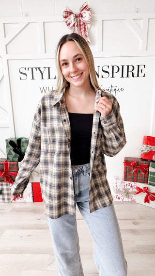 Cameron Brushed Plaid Shirt