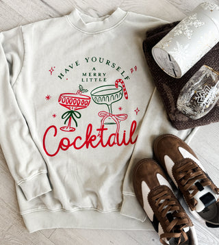 Cocktail Graphic Sweatshirt. *Final Sale*