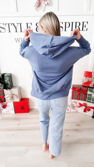 Neecy Half Snap Hooded Sweatshirt *Final Sale*