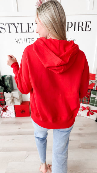 Neecy Half Snap Hooded Sweatshirt *Final Sale*