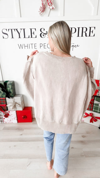 Monica Batwing High Low Sweatshirt *Final Sale*