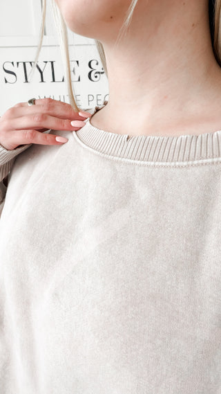 Monica Batwing High Low Sweatshirt *Final Sale*