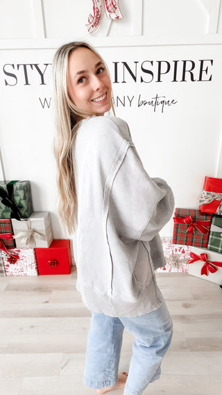 Monica Batwing High Low Sweatshirt *Final Sale*