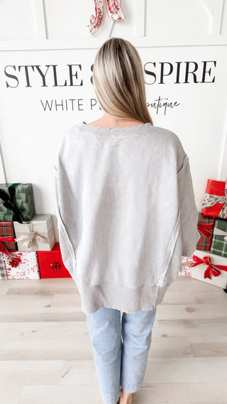 Monica Batwing High Low Sweatshirt *Final Sale*