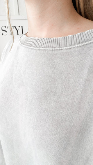 Monica Batwing High Low Sweatshirt *Final Sale*