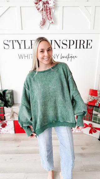 Monica Batwing High Low Sweatshirt *Final Sale*