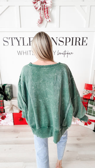 Monica Batwing High Low Sweatshirt *Final Sale*