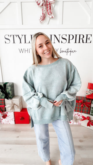 Monica Batwing High Low Sweatshirt *Final Sale*