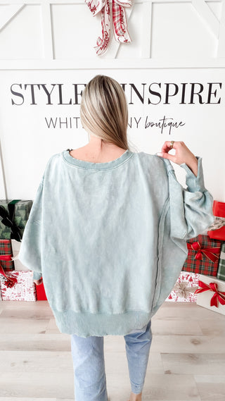 Monica Batwing High Low Sweatshirt *Final Sale*