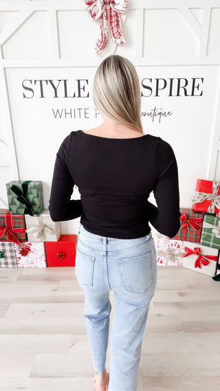 Georgia Barely There Boatneck Top