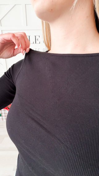 Georgia Barely There Boatneck Top