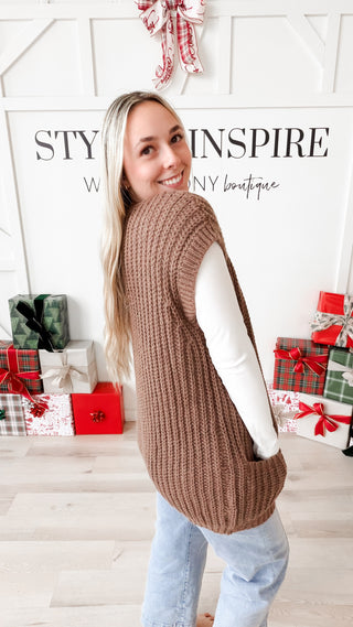 Lauren Button Down Sweater Vest