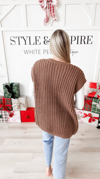 Lauren Button Down Sweater Vest