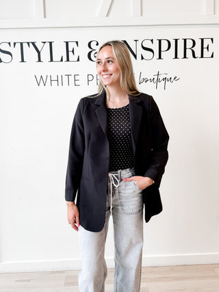 Shayne Open Front Classic Blazer