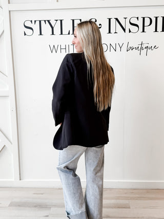 Shayne Open Front Classic Blazer
