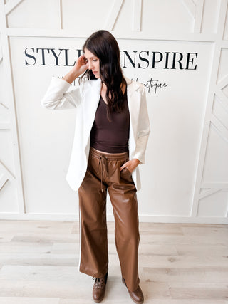 Shayne Open Front Classic Blazer