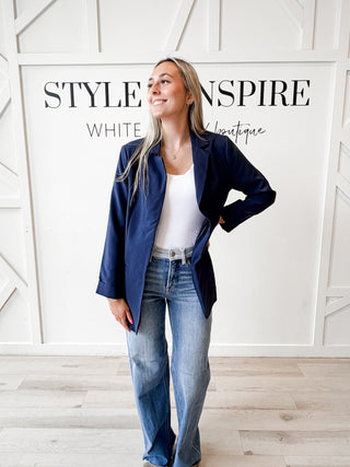 Shayne Open Front Classic Blazer