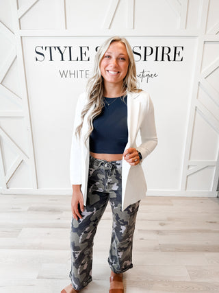 Shayne Open Front Classic Blazer