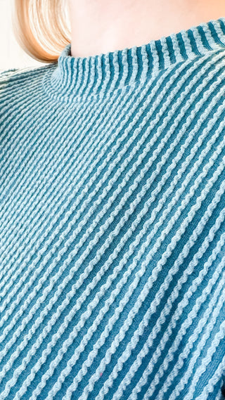 Traci Ribbed Puff Short Sleeve Top *Final Sale*