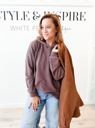Karinna Cloudy Knit Hoodie