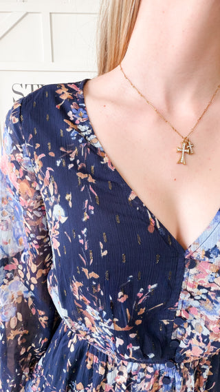 Noelle Lorex Floral Mini Dress