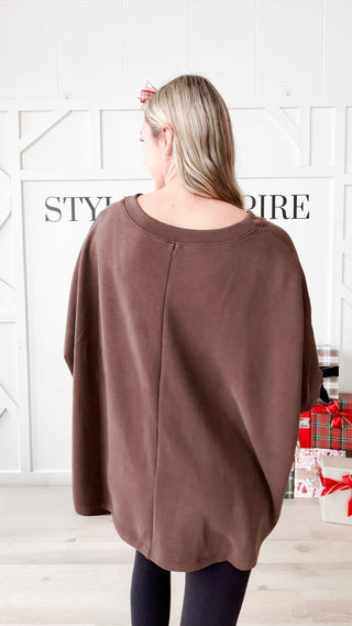 Nancy Boatneck Modal Half Sleeve Top *final sale*