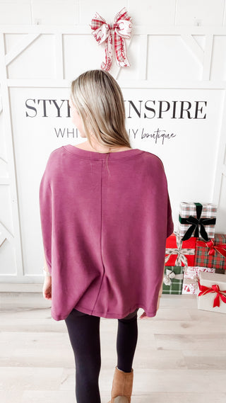 Nancy Boatneck Modal Half Sleeve Top *final sale*