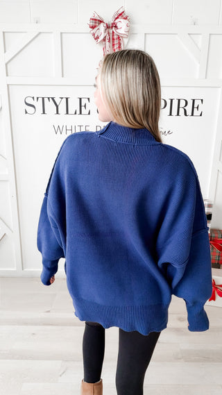 Kate Side Slit Oversized Sweater