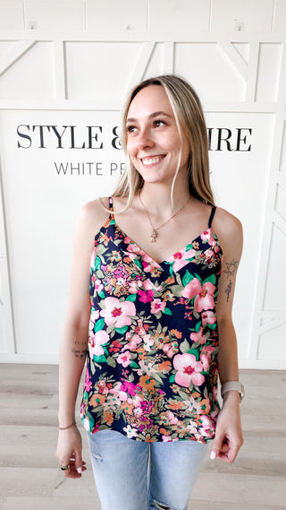 Tori Overlap V-Neck Cami