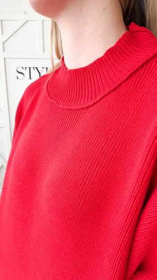 Kate Side Slit Oversized Sweater