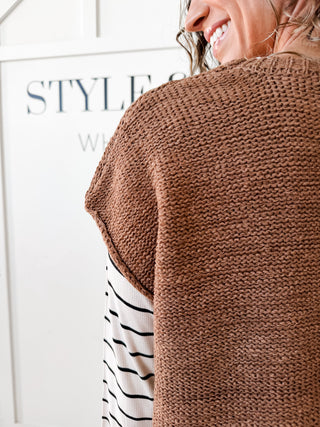Cheyenne Oversized Sweater Vest