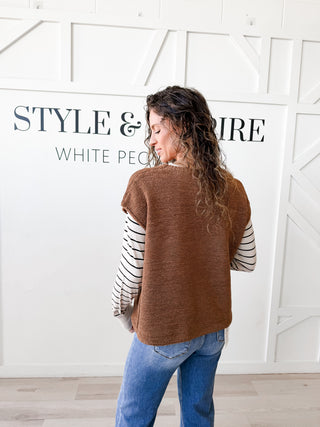 Cheyenne Oversized Sweater Vest