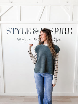 Cheyenne Oversized Sweater Vest