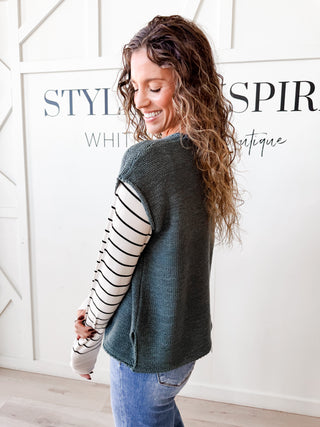 Cheyenne Oversized Sweater Vest
