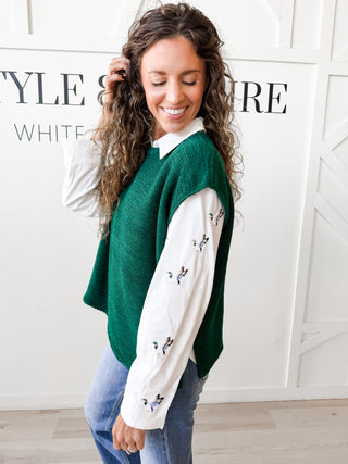 Cheyenne Oversized Sweater Vest