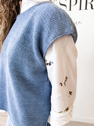 Cheyenne Oversized Sweater Vest