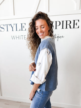 Cheyenne Oversized Sweater Vest