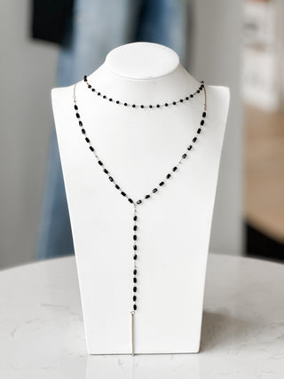 Y Bead & Bar Necklace  *Final Sale