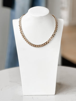 Chunky 10mm Curb Necklace  *Final Sale*