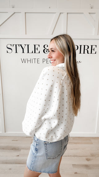 Dori Polka Dot Pullover