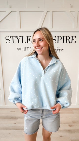 Dori Polka Dot Pullover